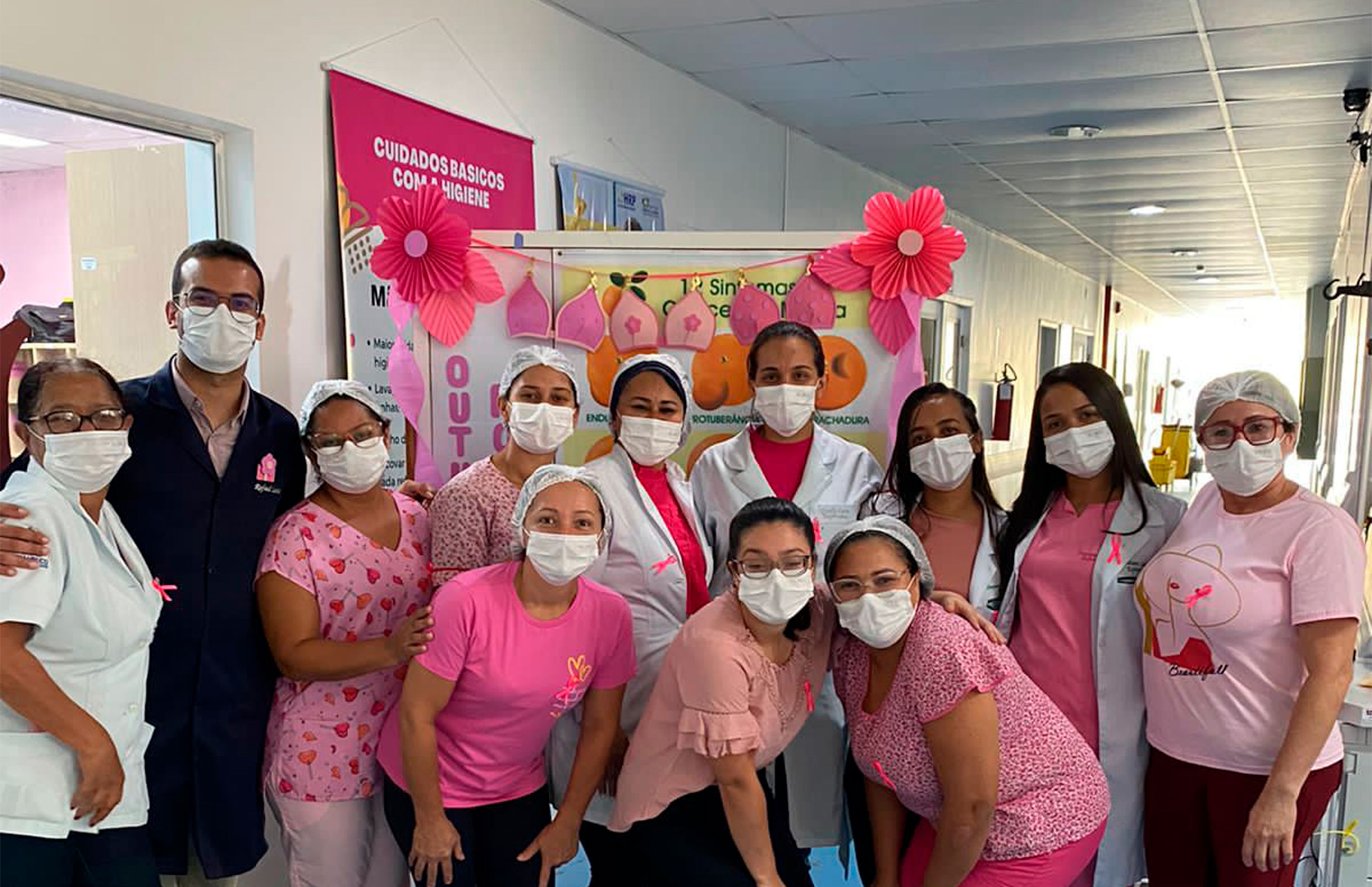 Hospital Regional de Palmares promove ação alusiva ao Outubro Rosa