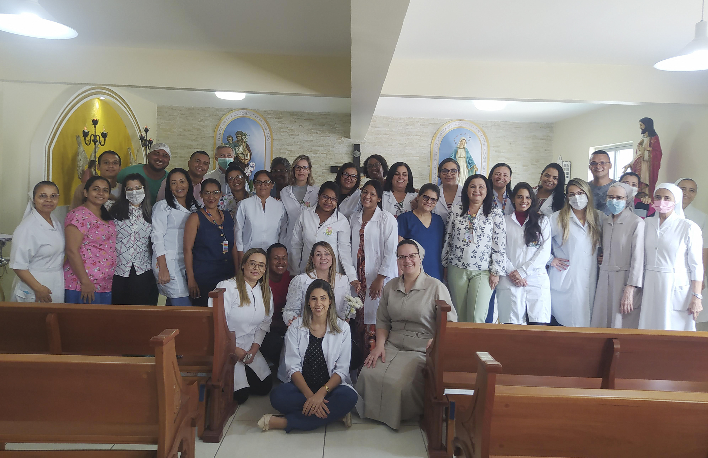 Missa em Ação de Graças marca abertura da Semana de Enfermagem do Hospital Maria Lucinda