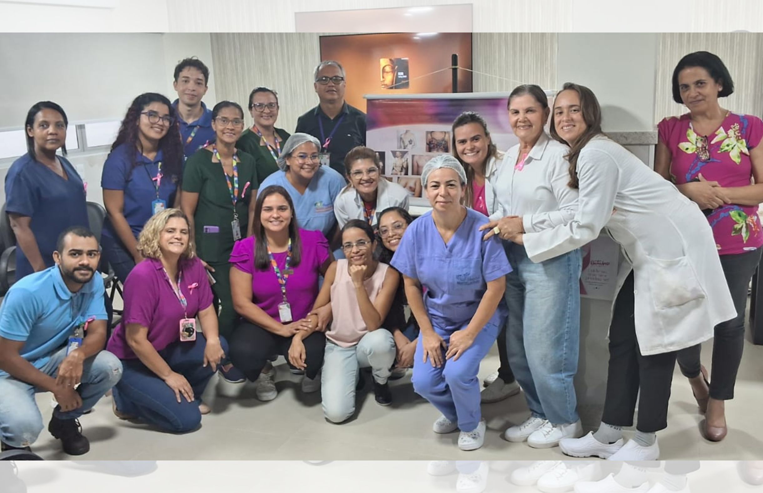 Outubro Rosa é tema de roda de conversa no Hospital Maria Lucinda