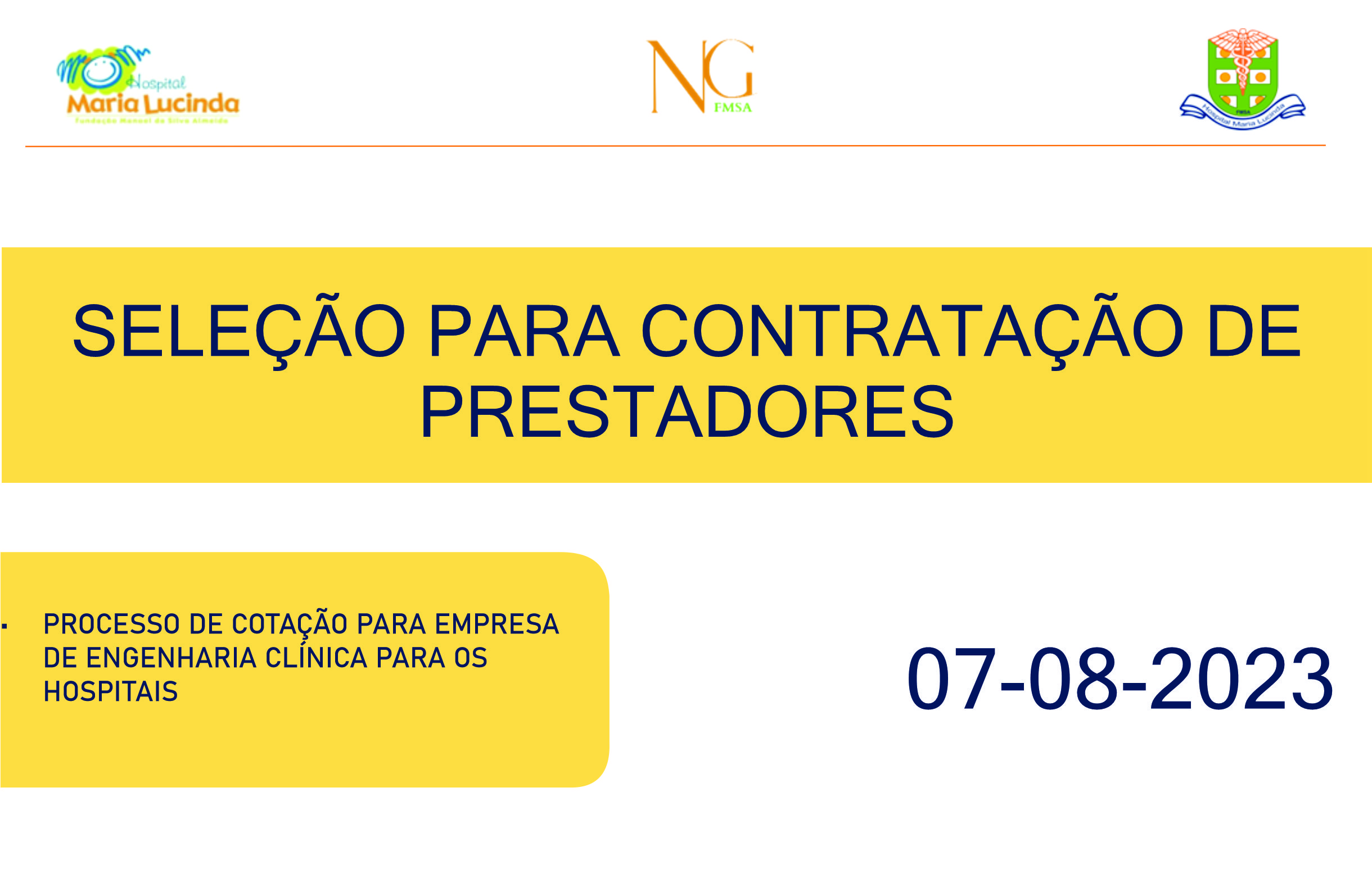 Processo De Cotação Para Serviço de Engenharia Clínica