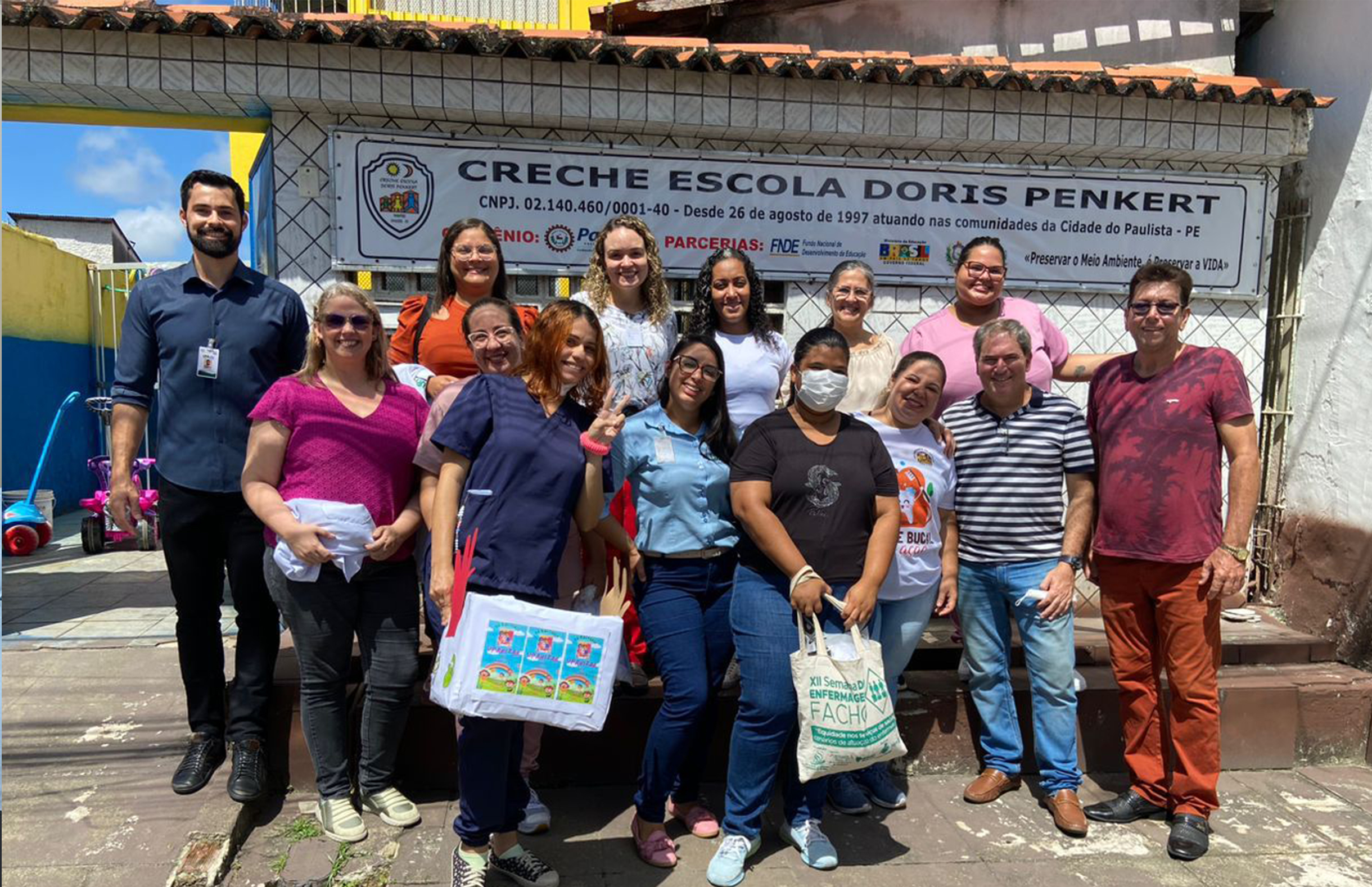 UPA Paulista, em parceria com a prefeitura do Paulista, realiza ação na Creche Escola Doris Penkert